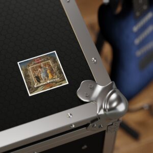 Creation Screams Square Stickers, IndoorOutdoor